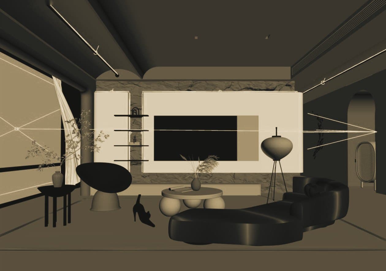 Aequilibrium Lux in the 3ds Max viewport from the render camera.